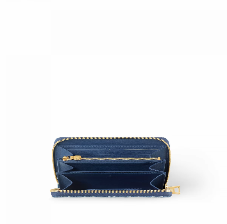 Louis Vuitton M82958 Zippy Wallet Denim Blue
