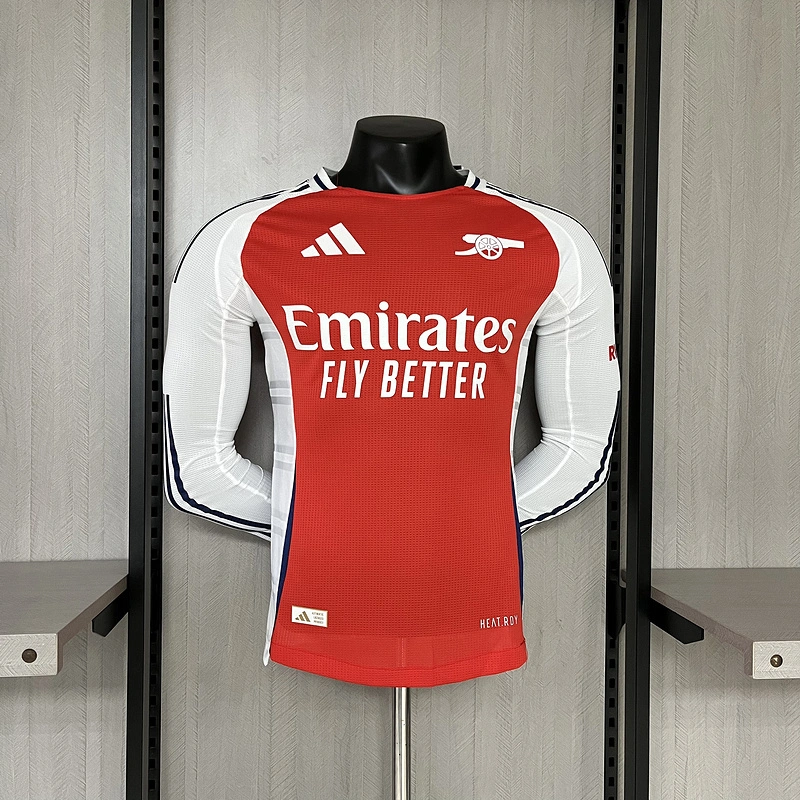 2024-25 Arsenal Home Player Long Sleeve Football jersey