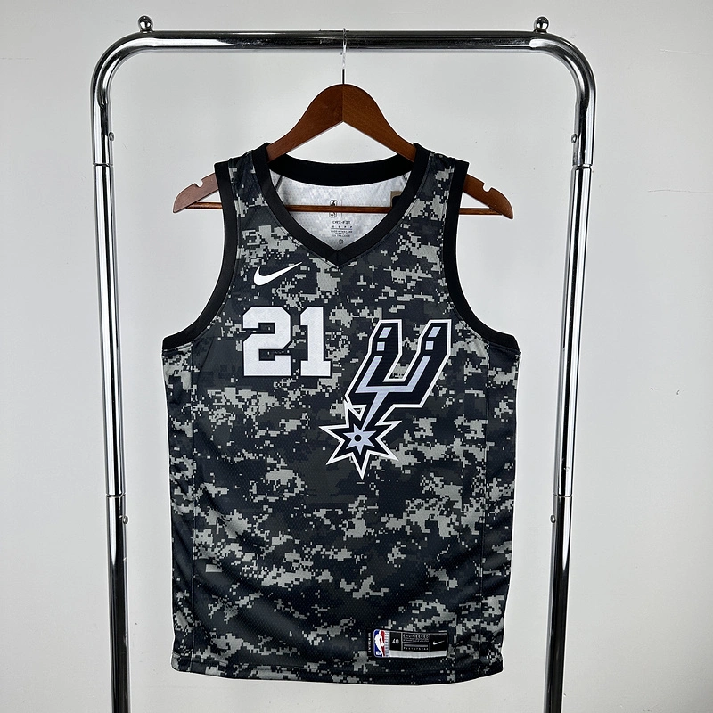 2021 NBA San Antonio Spurs 21 DUNCAN Basketball Jersey