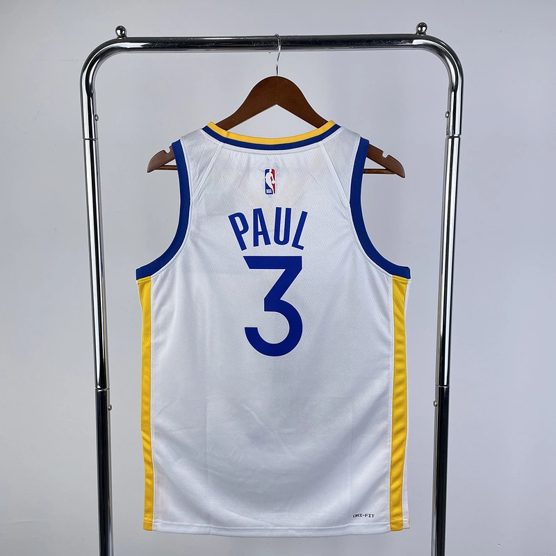2023 NBA Golden State Warriors 3 PAUL Basketball Jersey