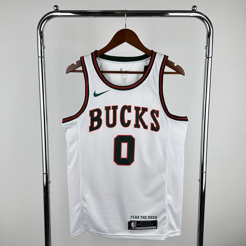 2018 NBA Milwaukee Bucks (0 LILLARD) Basketball Jersey