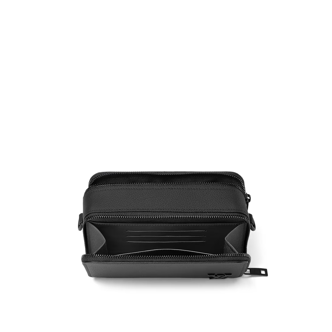 Louis Vuitton Alpha Wearable Wallet Black 18.5Cm M59161