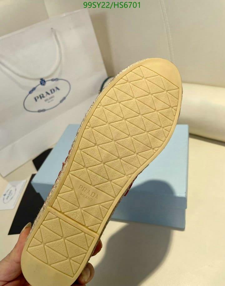 Prada Linen Espadrilles White