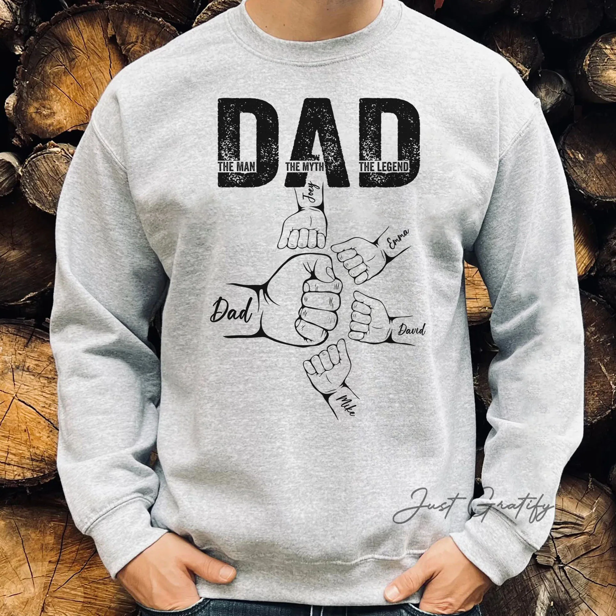50% OFF🔥Custom Dad The Man The Myth The Legend Sweatshirt💕Hoodie
