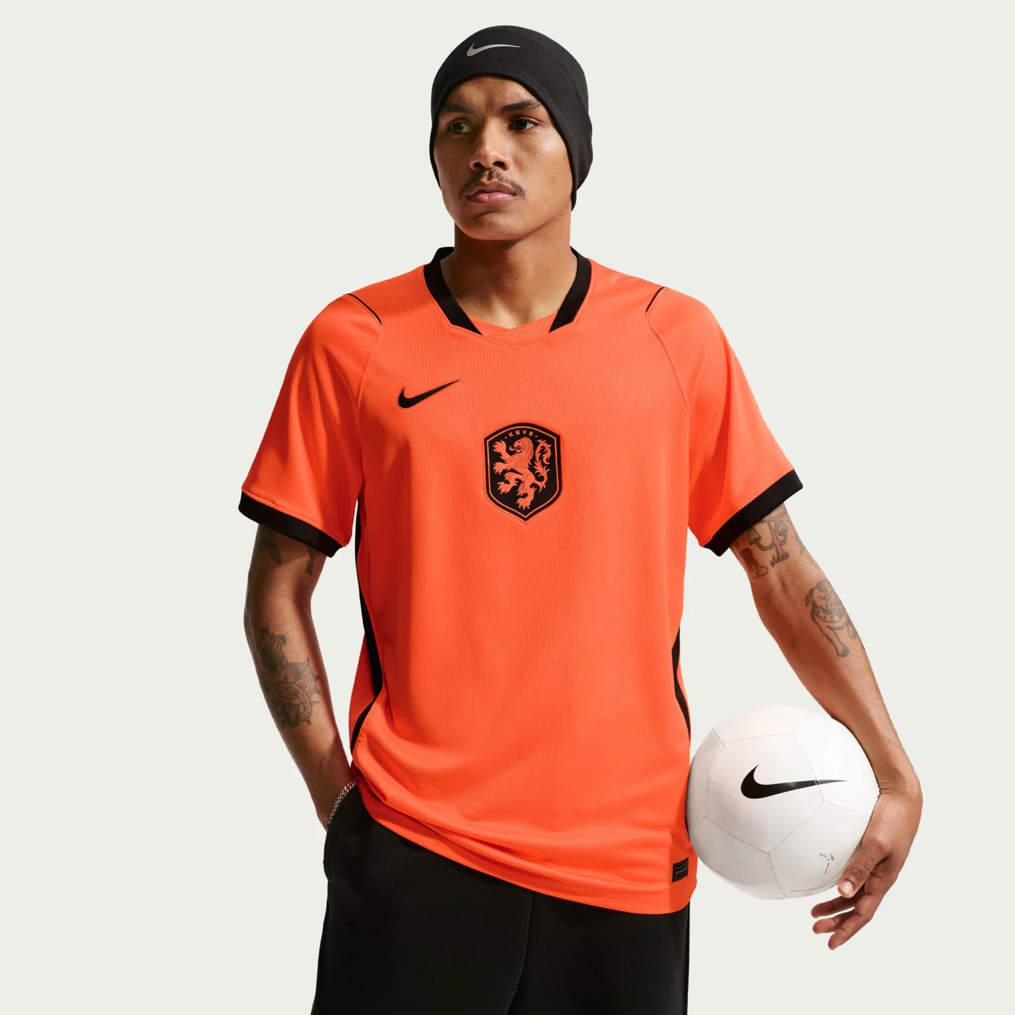 Nike Netherlands Virgil Van Dijk Home Jersey 2026 (Hyper Crimson/Black)