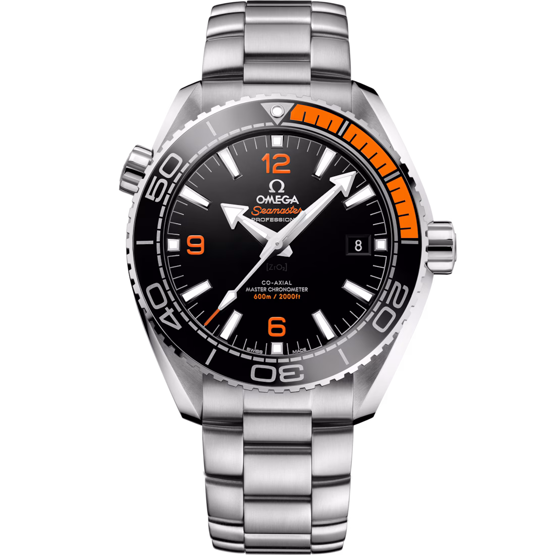 Omega Seamaster Planet Ocean 600M 43.5mm Black Dial Stainless Steel Bracelet 215.30.44.21.01.002