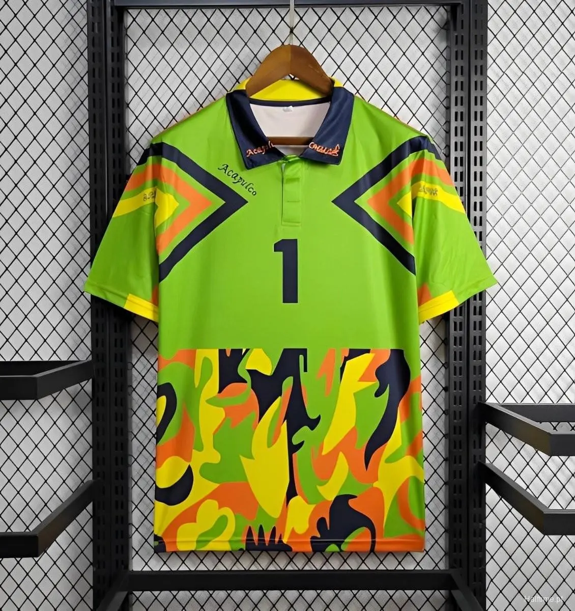 Retro 1994 Mexico Jorge Campos Home Green Goalkeeper Football jersey retro