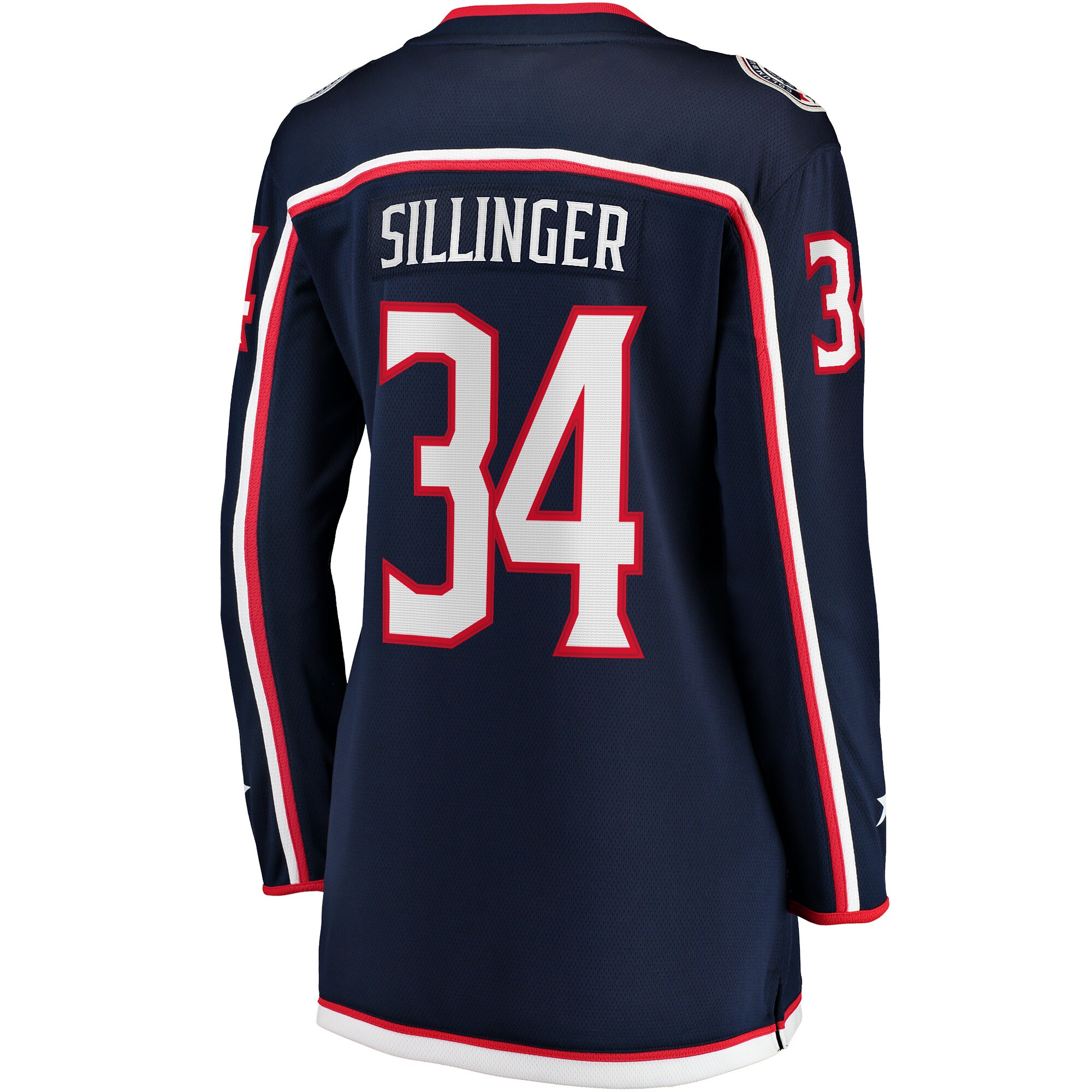 Cole Sillinger Columbus Blue Jackets Fanatics Women’s Home Breakaway Player Jersey – Navy