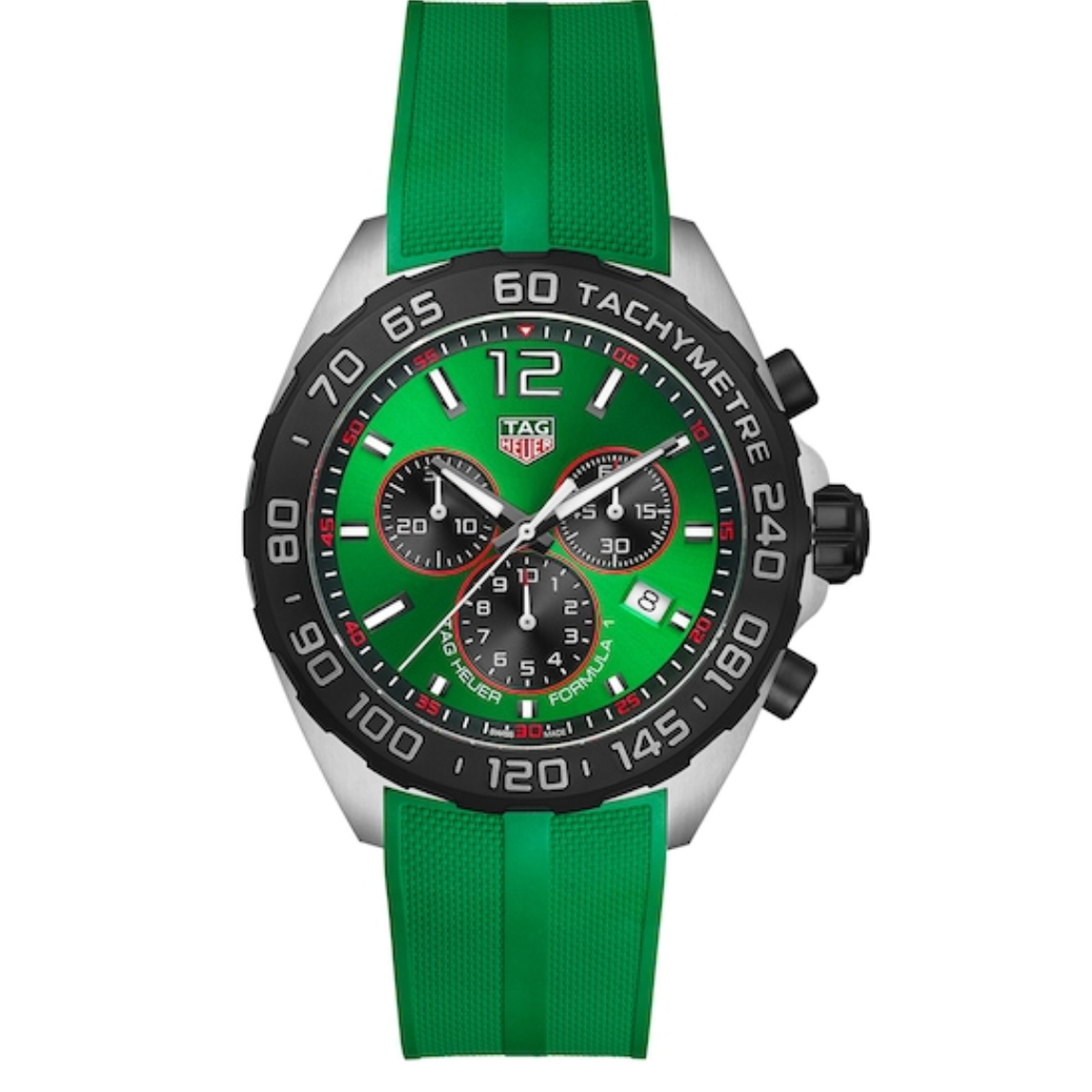 Tag Heuer Formula 1 Chronograph Quartz Green Dial CAZ101AP.FT8056 43MM