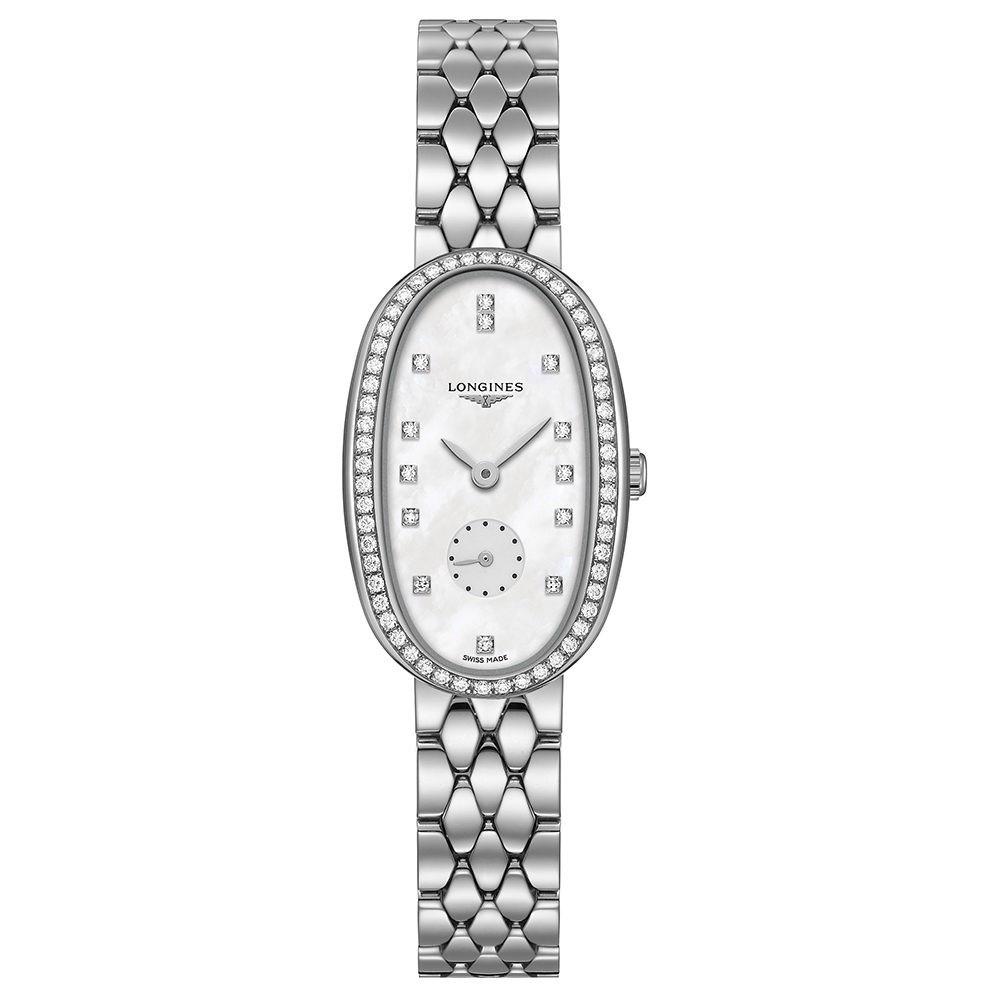 【Super Clone】Longines Women's L23060876 Symphonette Diamond Stainless Steel Watch