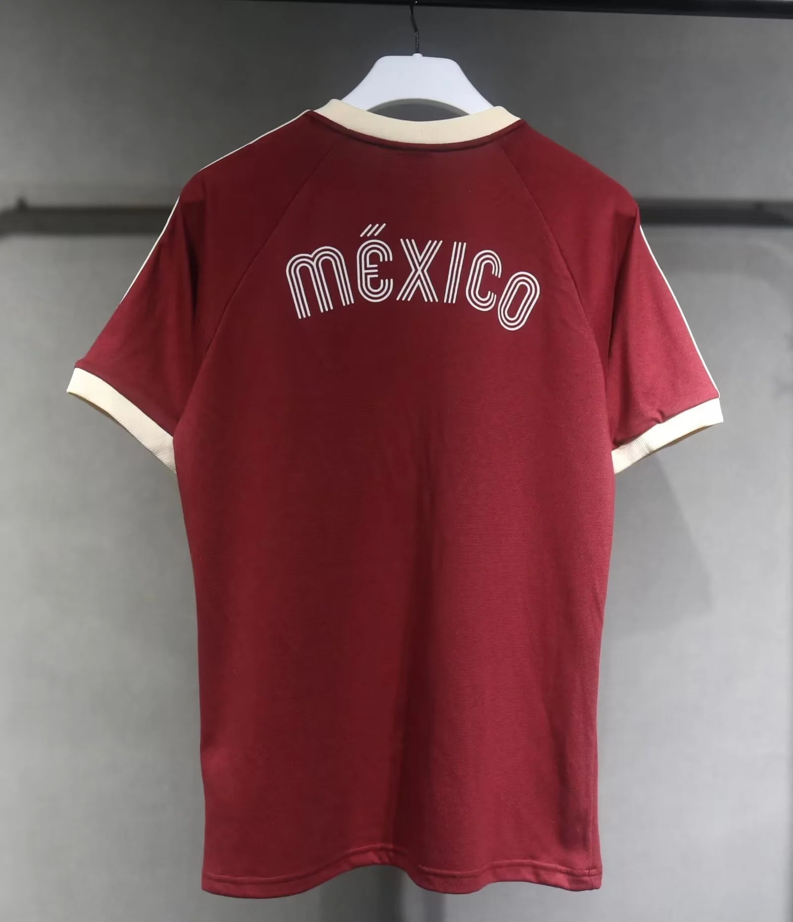 Retro 1984-85 Mexico Red Home football jersey Retro