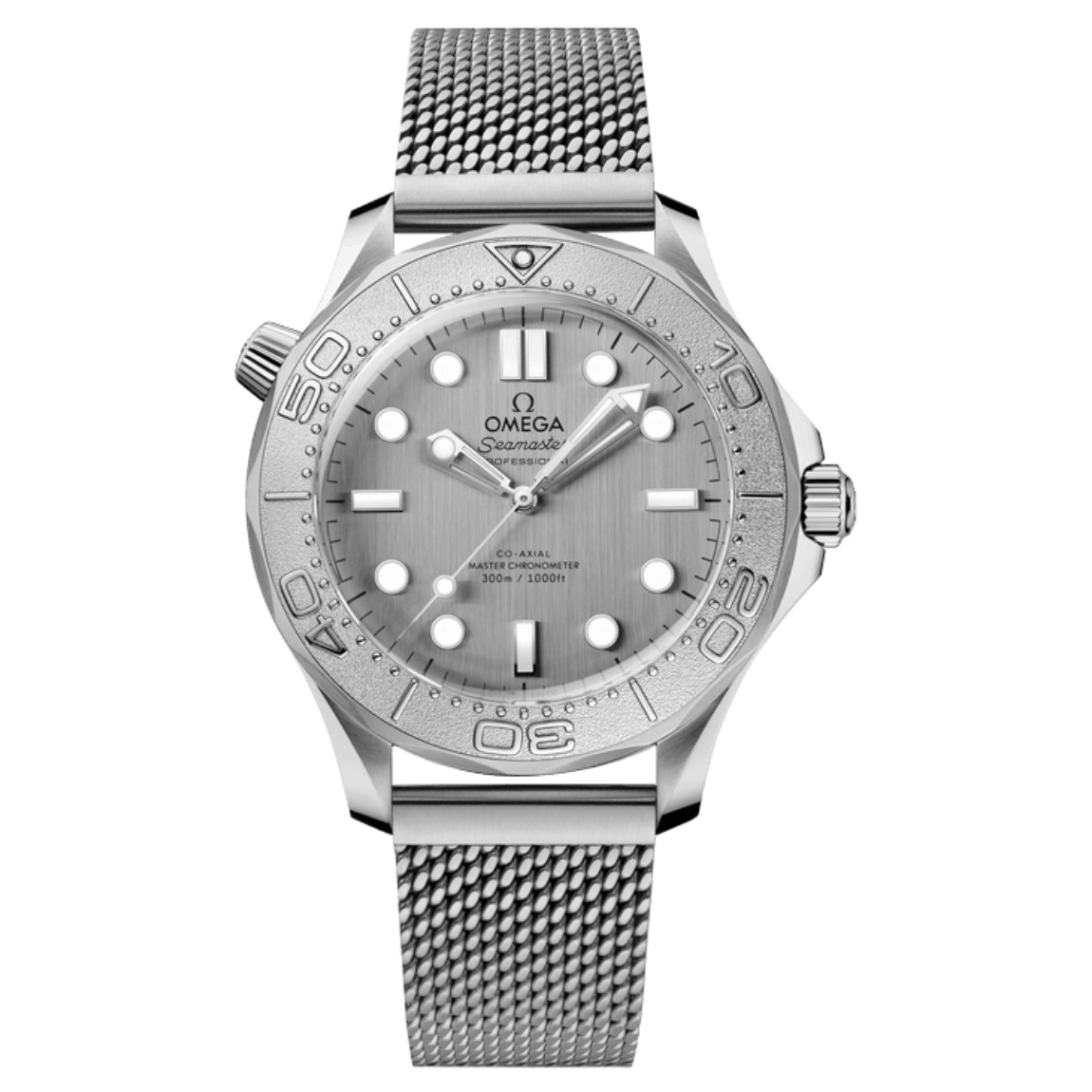 Omega Seamaster 300M Diver's Watch, 42mm, stainless steel case with stainless steel bracelet
