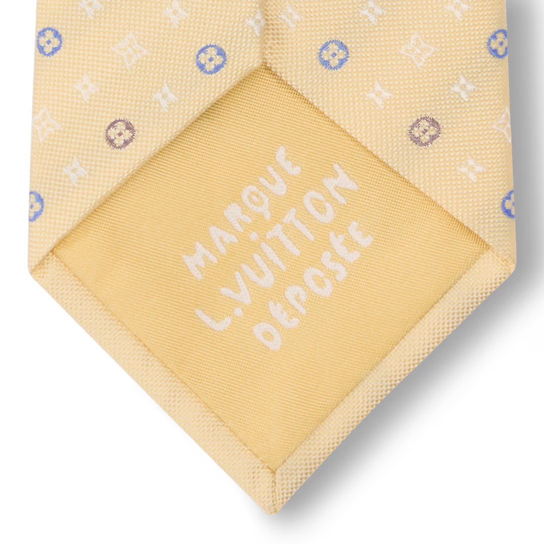 Louis Vuitton Monogram Flower Tie – Yellow M98097