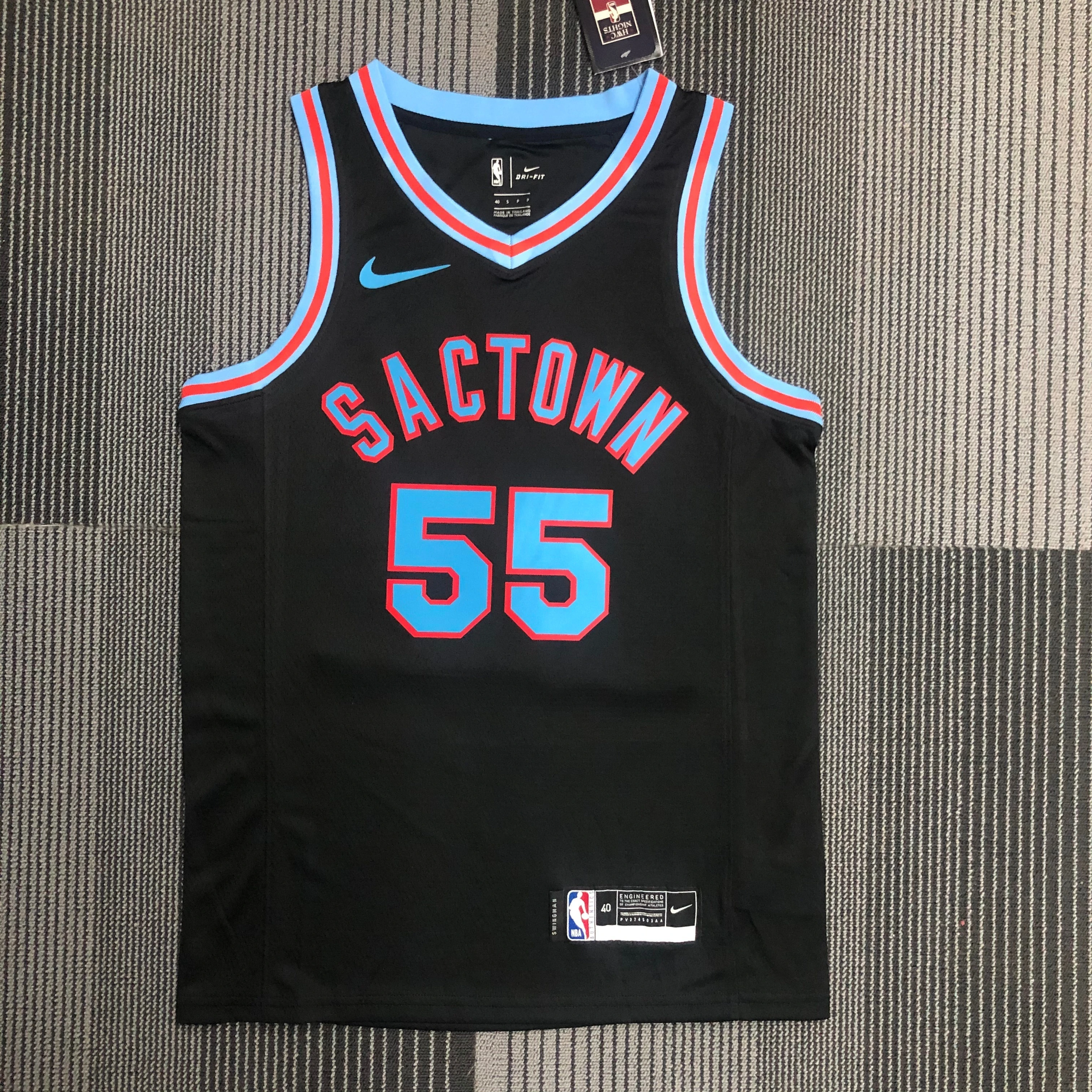 2021 NBA Sacramento Kings 55 Williams Basketball Jersey