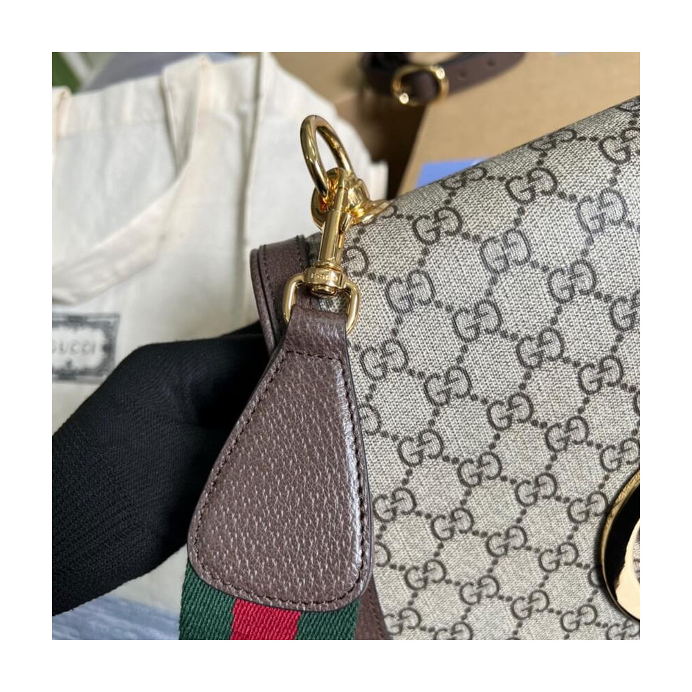 Gucci Blondie Medium Shoulder Bag With Round Interlocking G