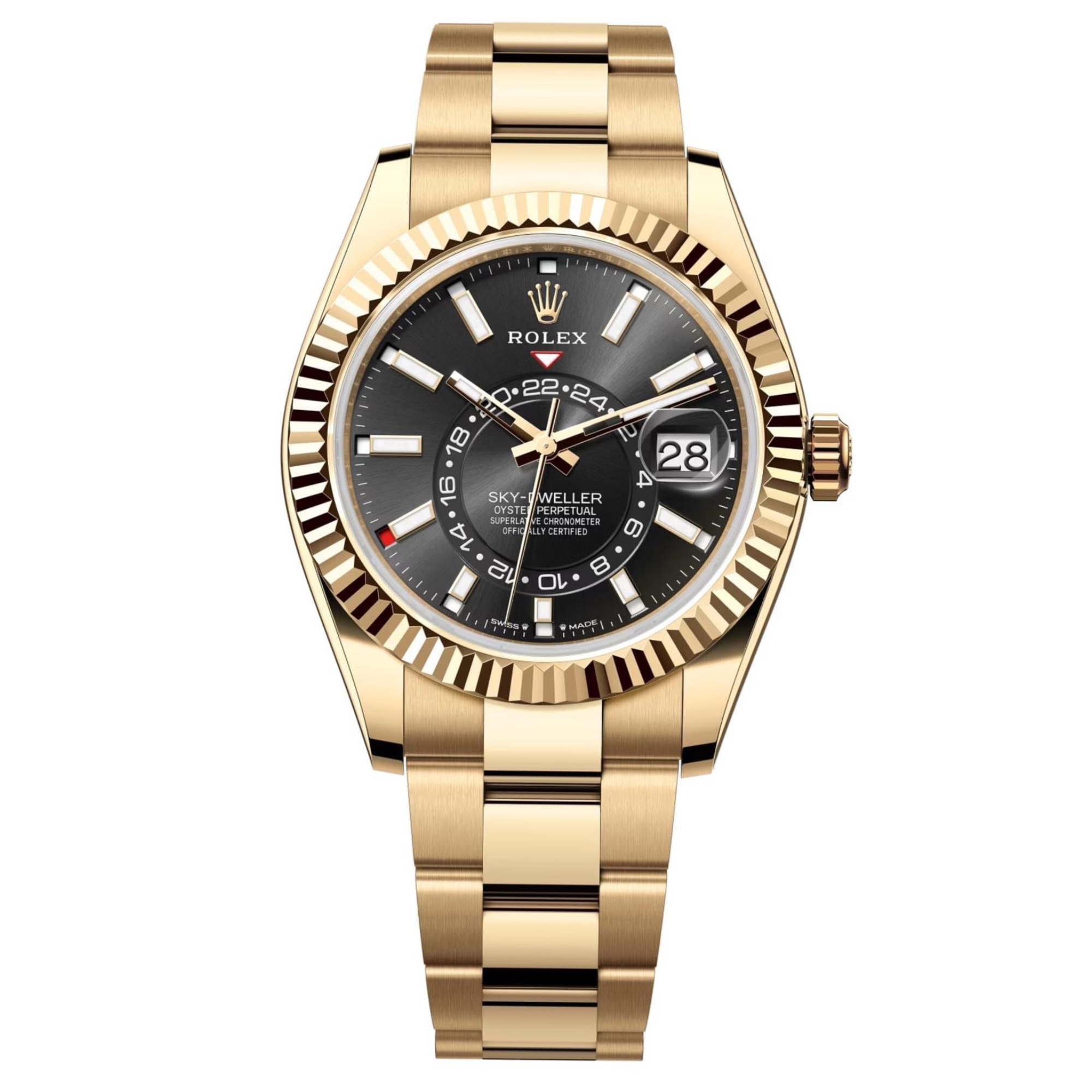 Rolex Sky-Dweller 42 mm Bright black Dial 336938