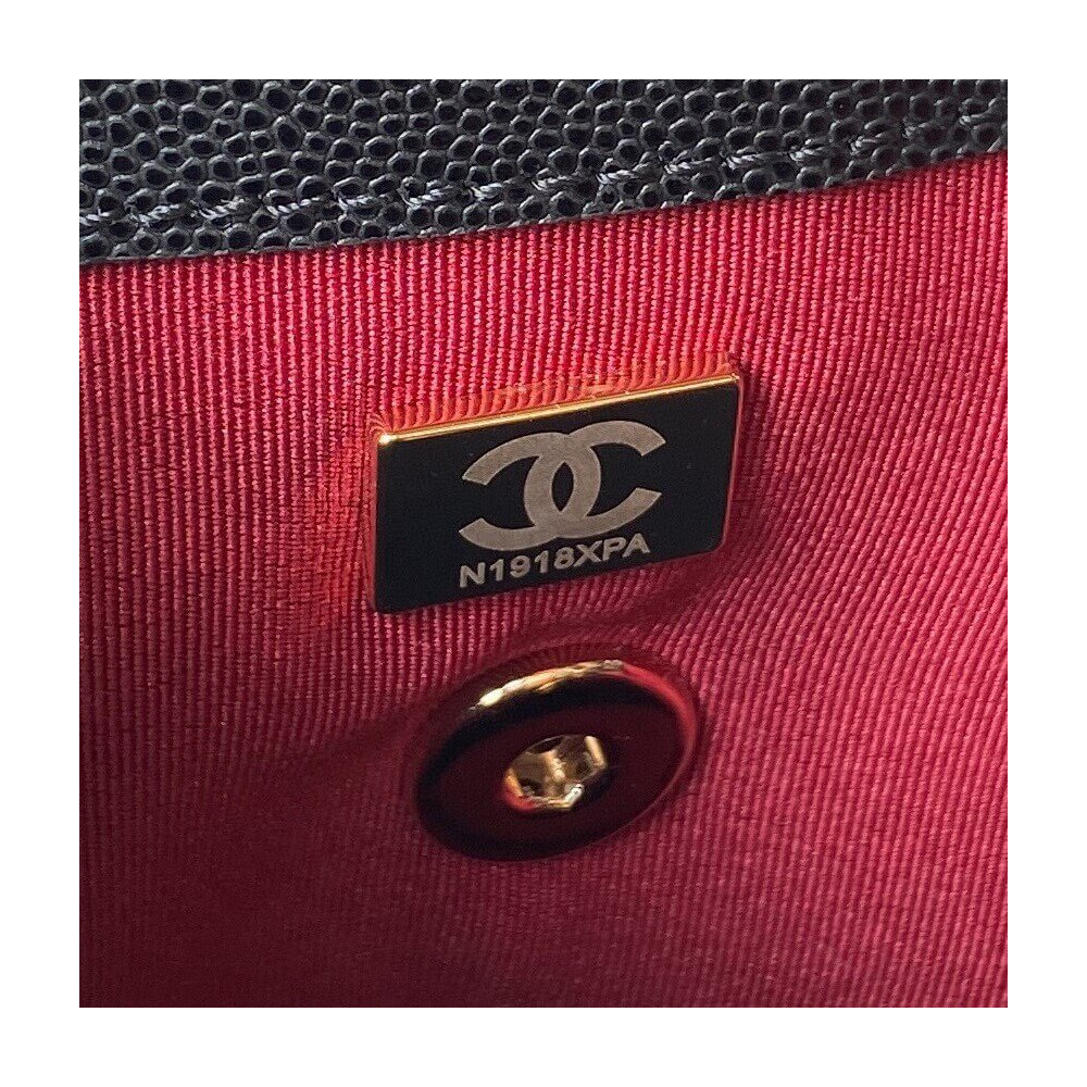 Chanel Small Backpack Grained Calfskin
