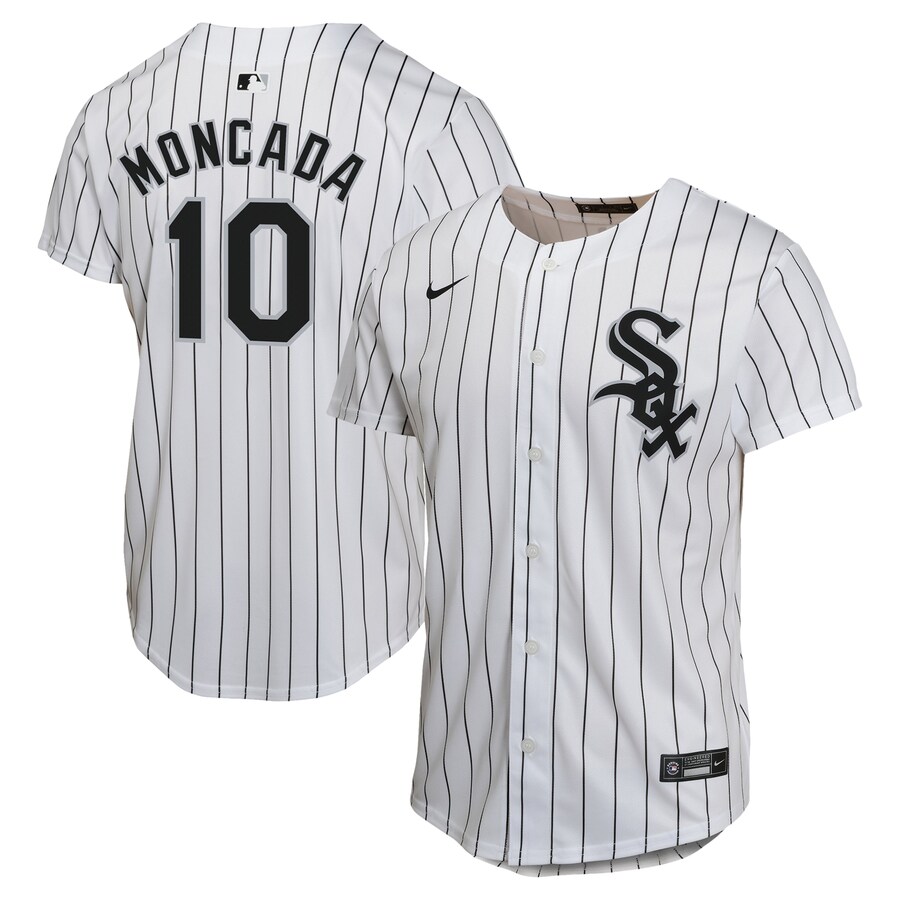 Yoan Moncada Chicago White Sox Youth Home Game Player Jersey White