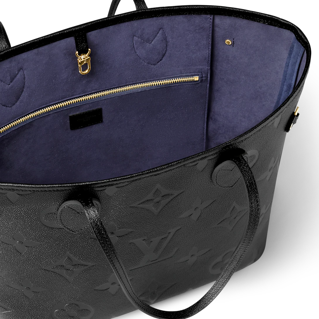 Louis Vuitton Neverfull Mm Tote Bag Black 31cm M45685