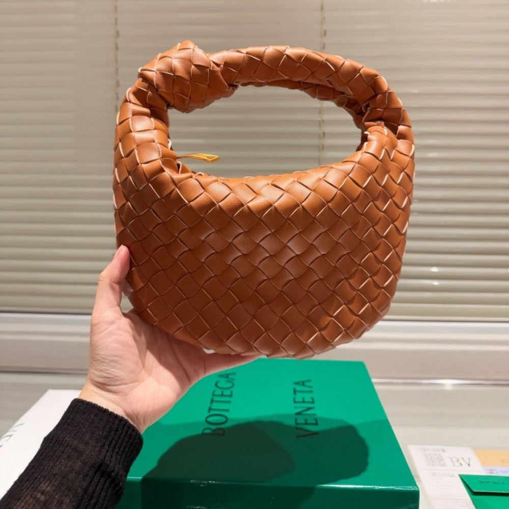 Bottega Veneta Mini Jodie Bag In Caramel 26Cm