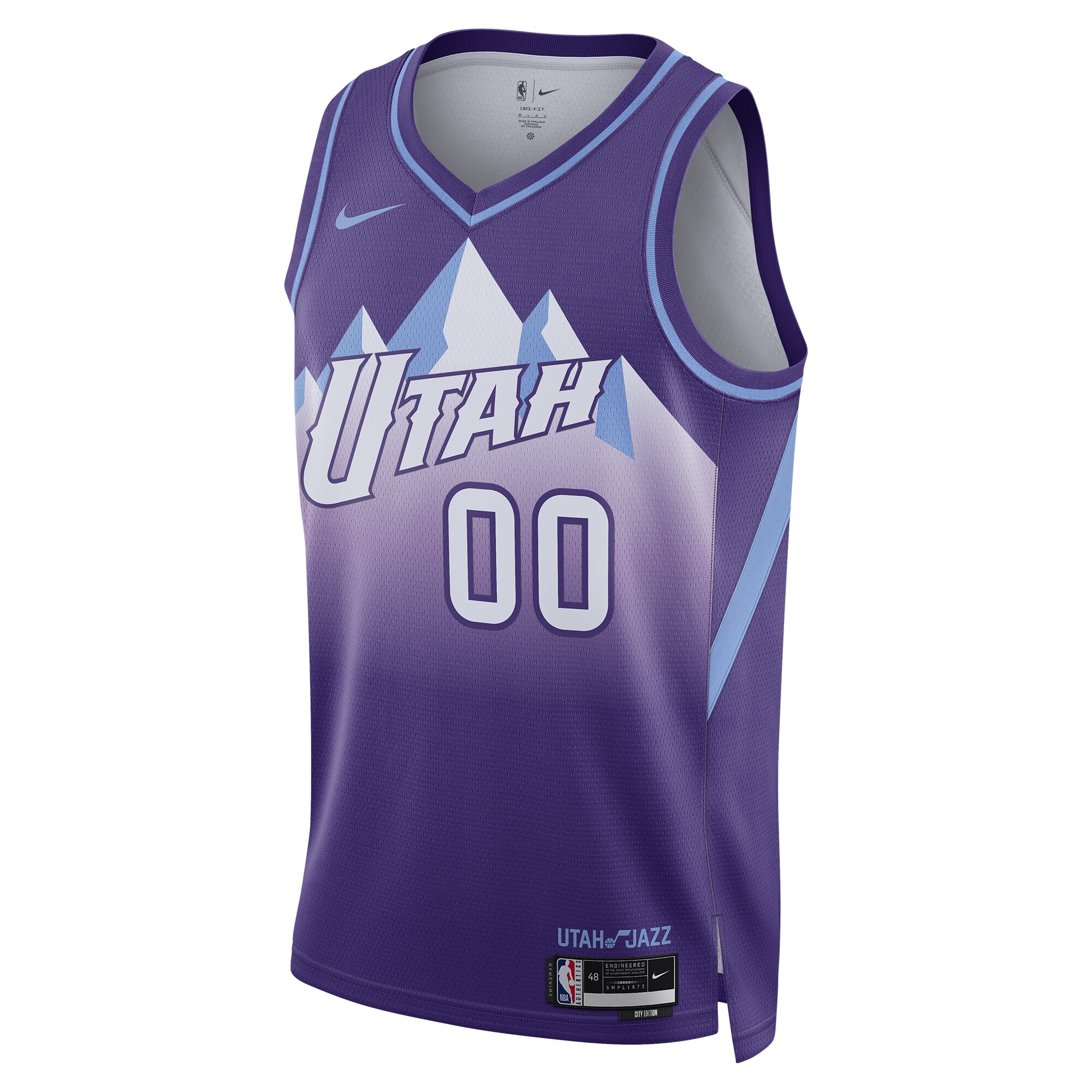 Unisex Utah Jazz Jordan Clarkson Purple 2024/25 Swingman  Jersey - City Edition