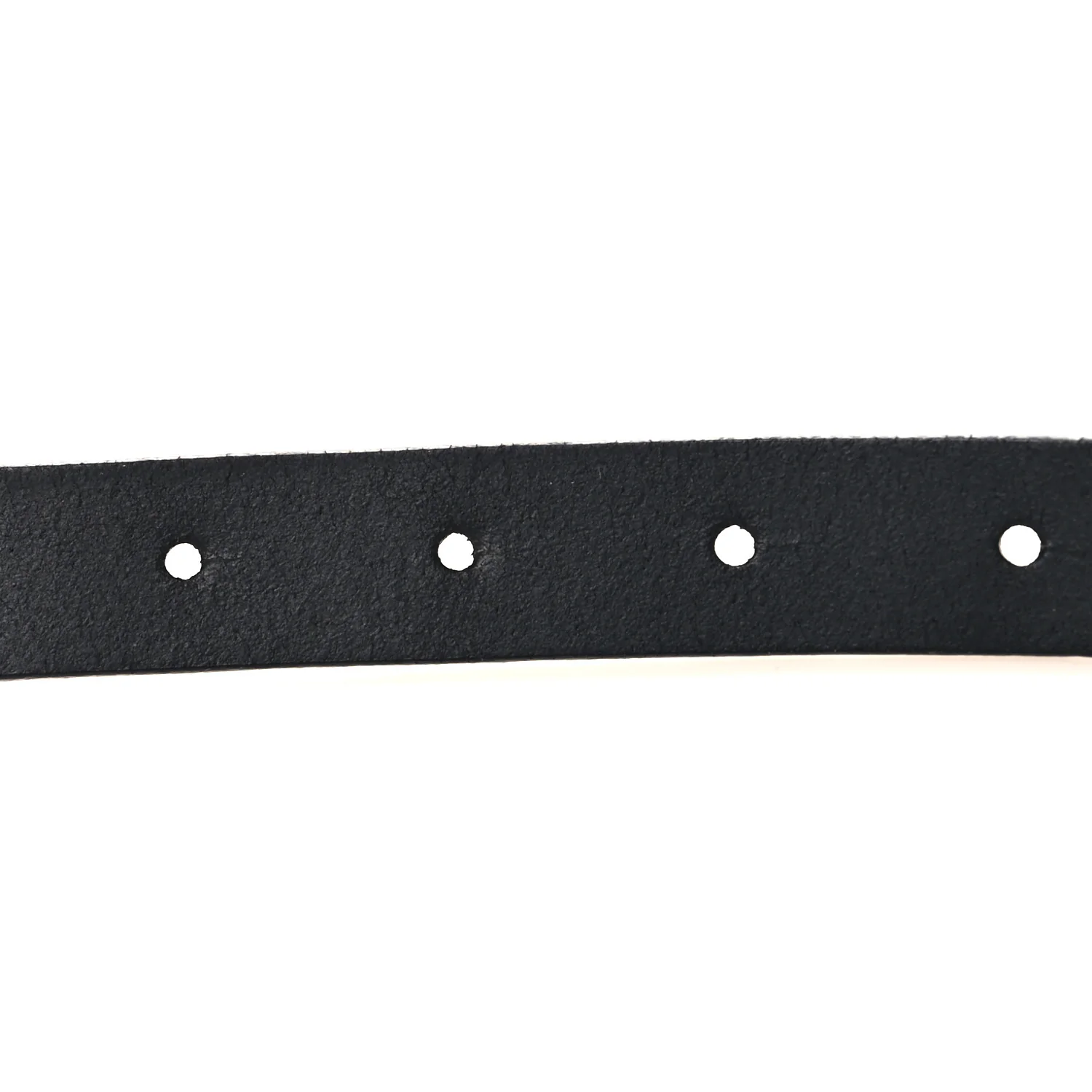 Calfskin Double G 20mm Slim Belt 75/30 Black
