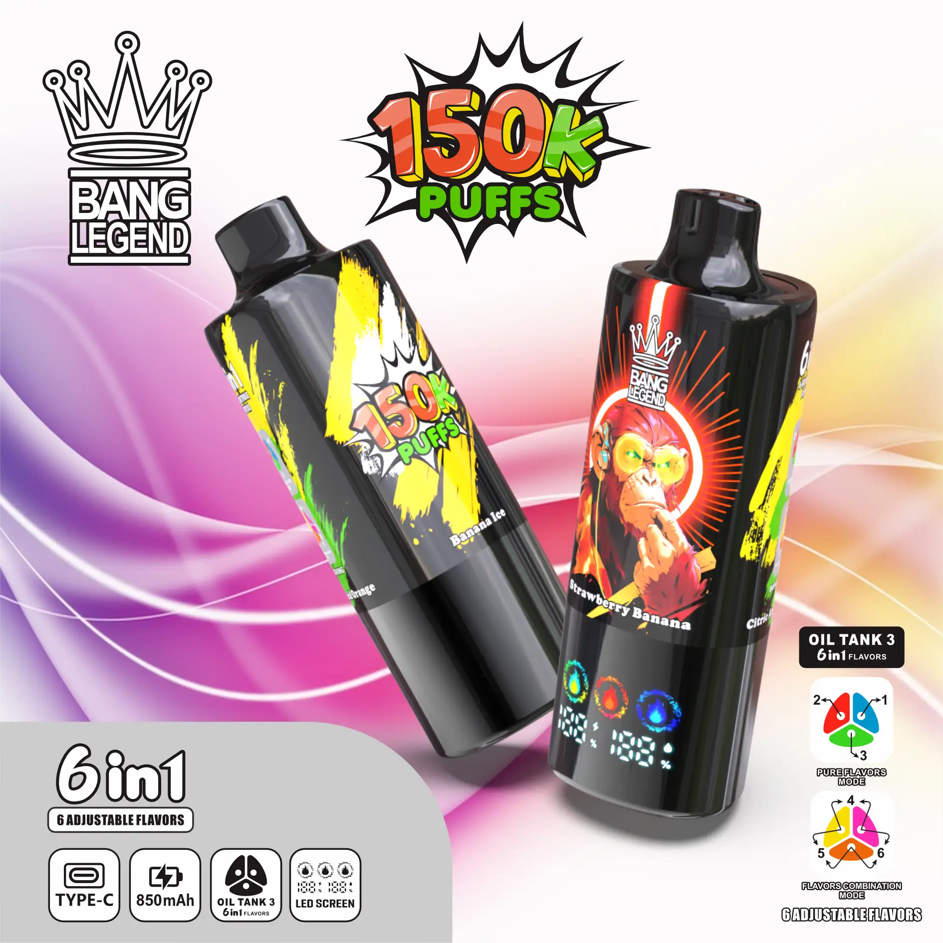 Bang Legend 150K Disposable Vape