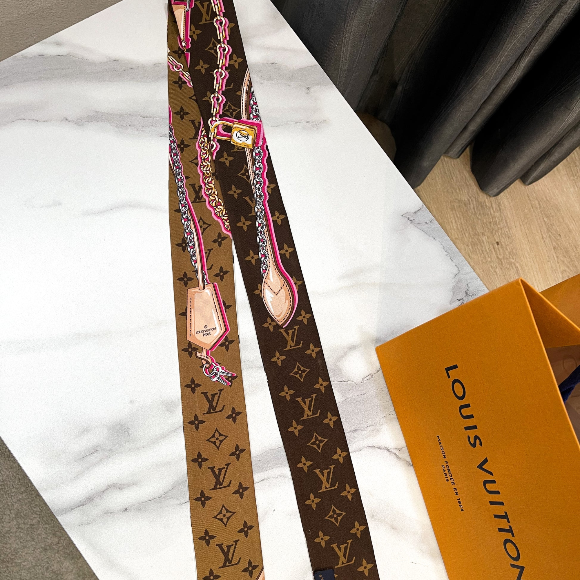 Louis Vuitton Ultimate Monogram Silk Scarf