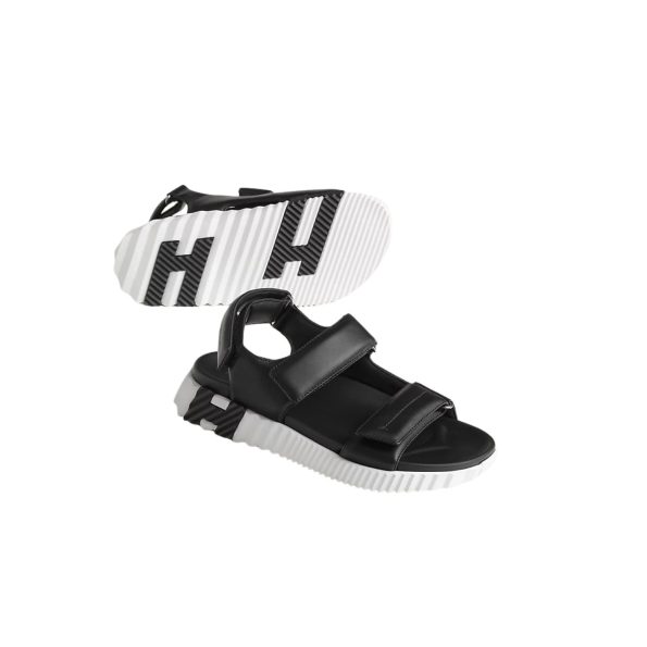 HERMES SANDAL JUNIOR NOIR