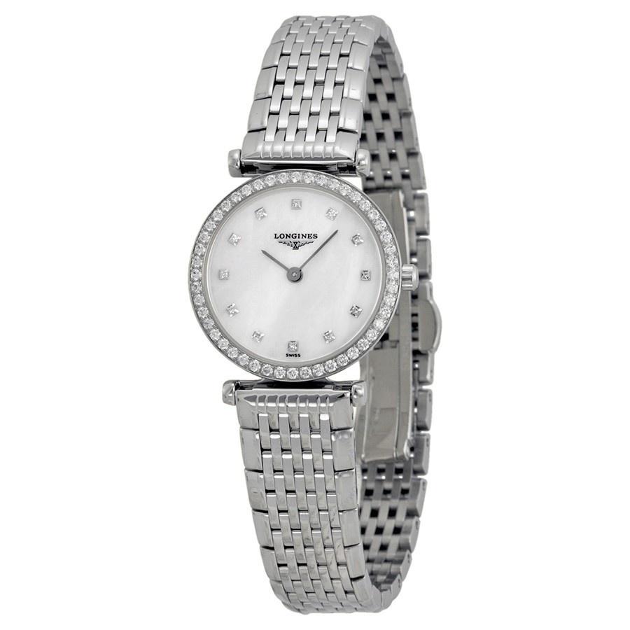 【Super Clone】Longines Women's L42410806 La Grandes Classiques Flagship Diamond Stainless Steel Watch