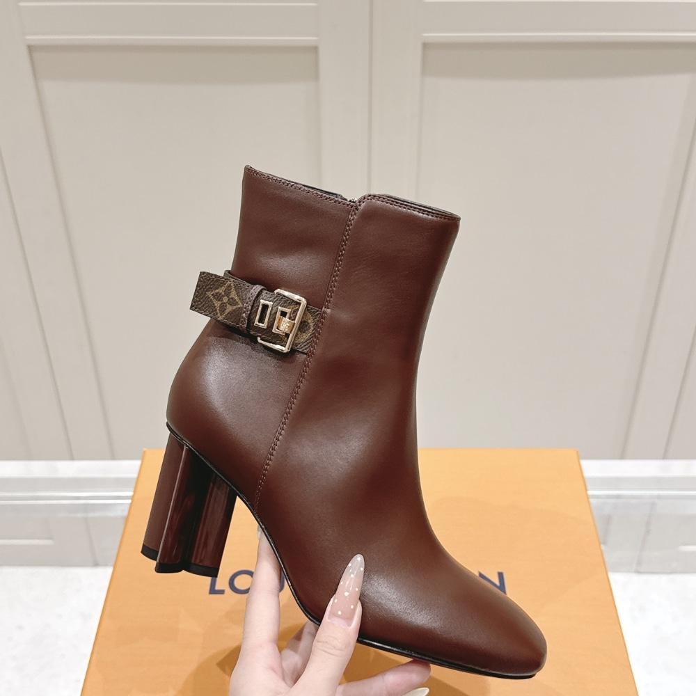 Louis Vuitton Silhouette Ankle Boot Brown 1Aifg7
