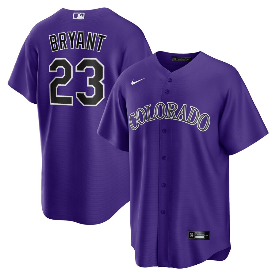 Kris Bryant Colorado Rockies Alternate Player Jersey Purple