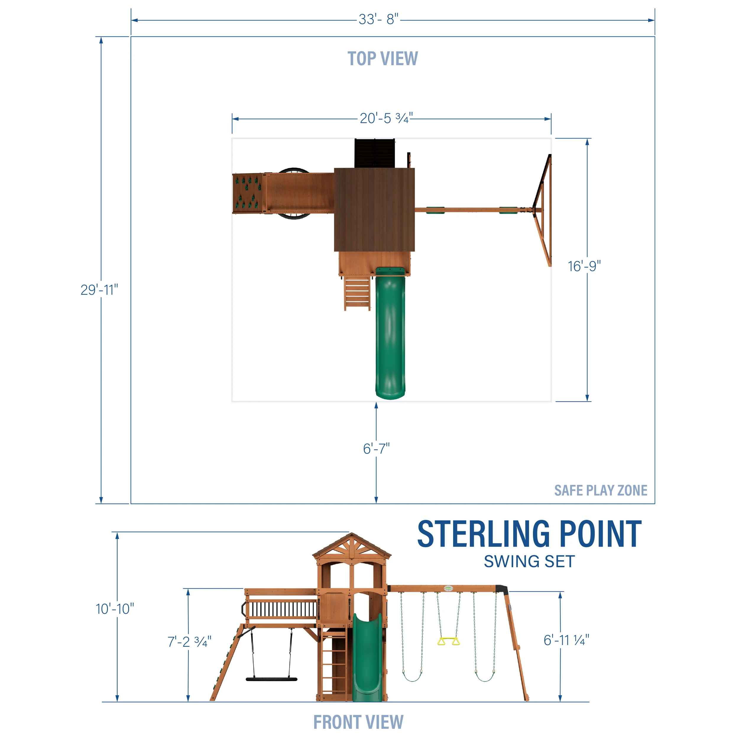 Sterling Point Swing Set