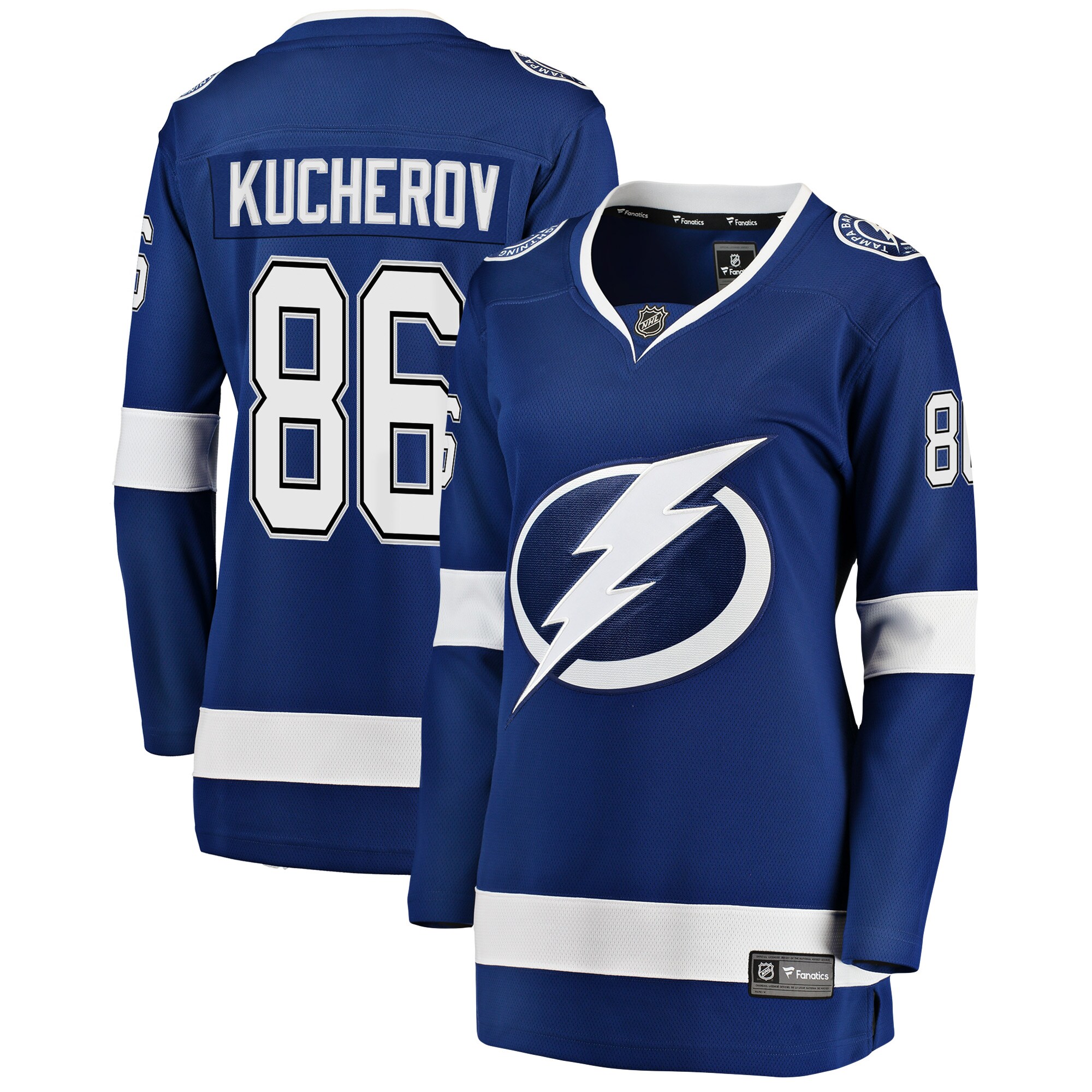 Nikita Kucherov Tampa Bay Lightning Fanatics Women’s Breakaway Player Jersey – Blue