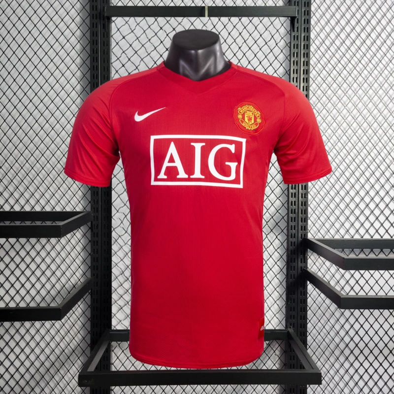 Retro player 2007-09 Manchester United home Football jersey retro