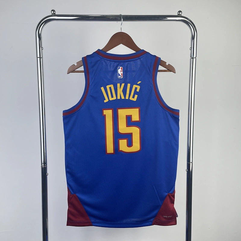 2023 NBA Denver Nuggets 15 JOKIC Basketball Jersey