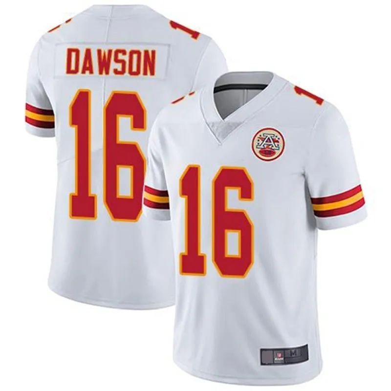 Men's Nike Len Dawson white Kansas City Chiefs Game Retired Player Jersey