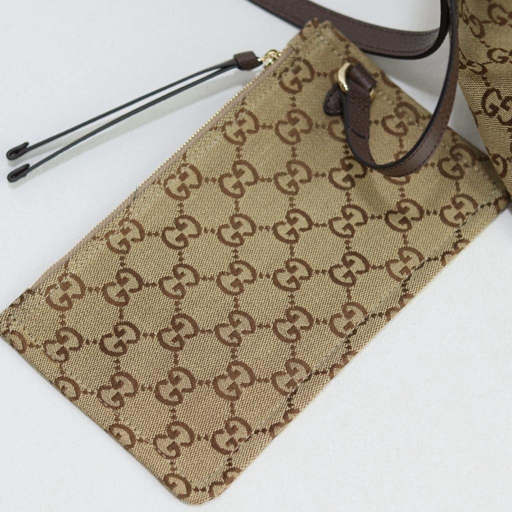 Gucci Giglio small Tote Bag 25cm/9.8in Beige And Brown 860845