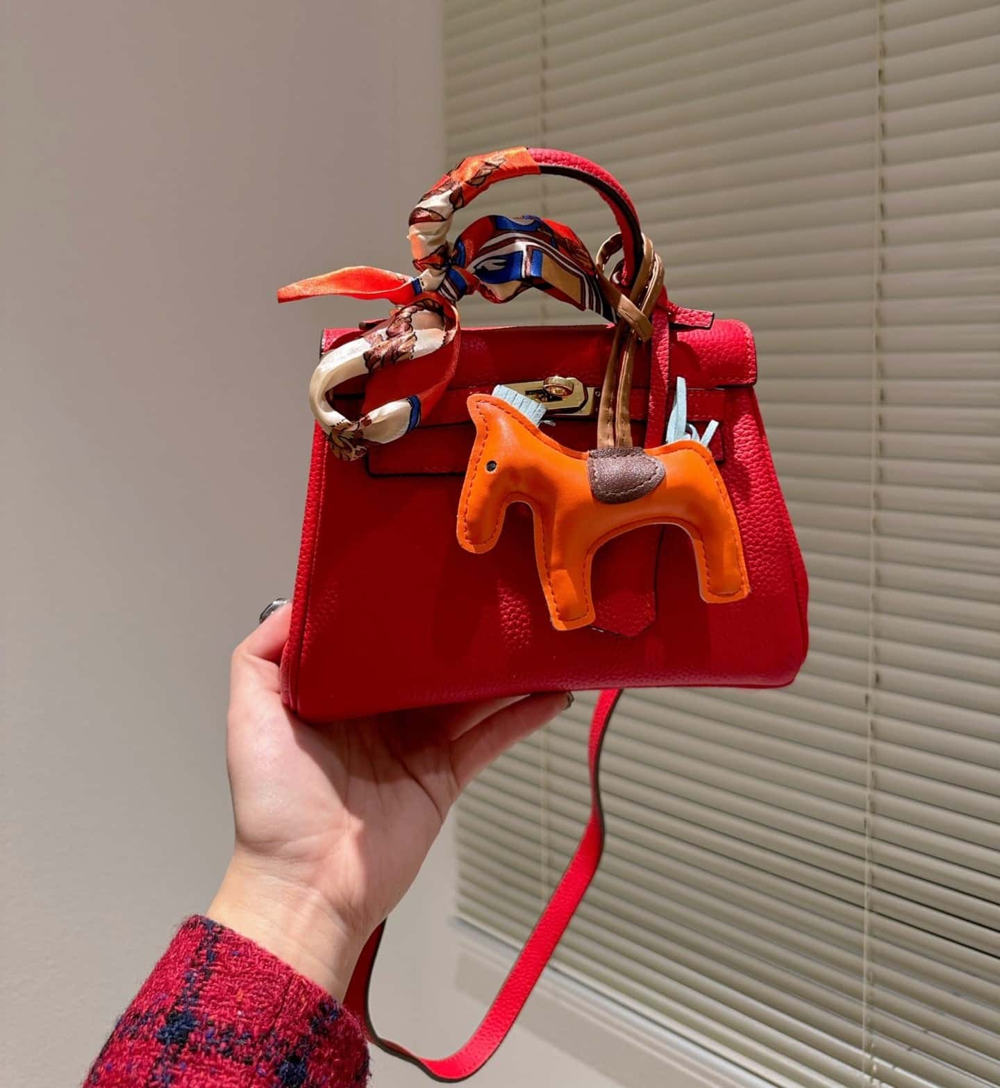 Hermes Kelly Togo Red 20Cm