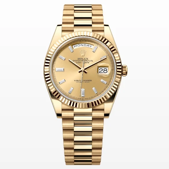 Rolex Day-Date m228238-0005 Yellow gold with Gold diamond-set Dial President bracelet (40mm)