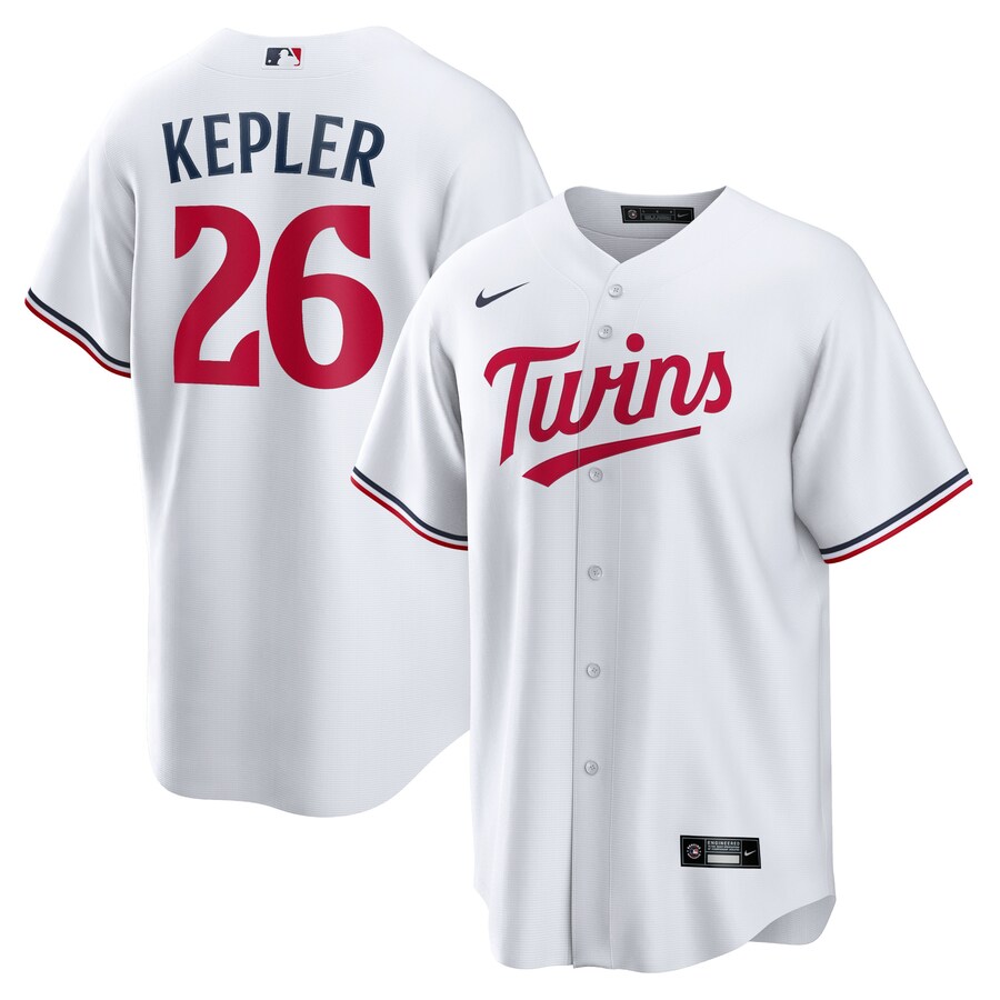 Max Kepler Minnesota Twins Home Player Logo Jersey White