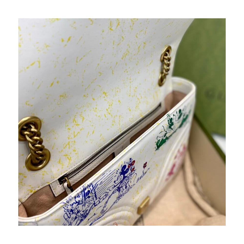 Disney x Gucci GG Marmont Medium Shoulder Bag 31cm