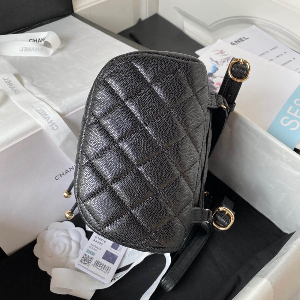 Chanel Small Backpack Grained Calfskin
