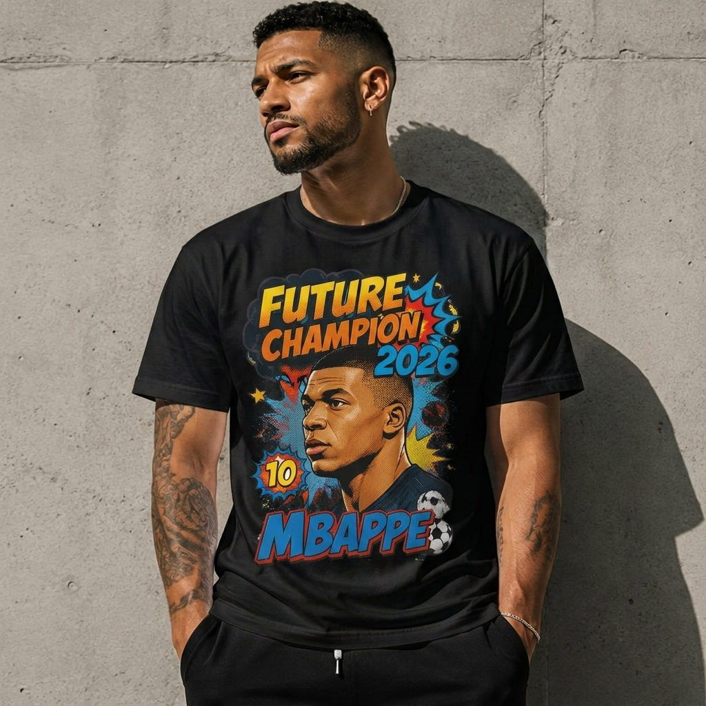 Kylian Mbappé Unisex T-Shirt – Limited-Time Offer – Hot Seller
