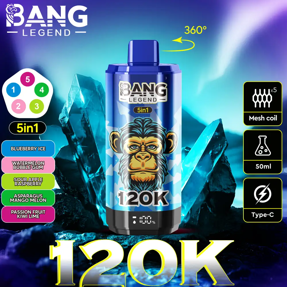 Bang Legend 120K Ultimate 5-in-1 Disposable Vape