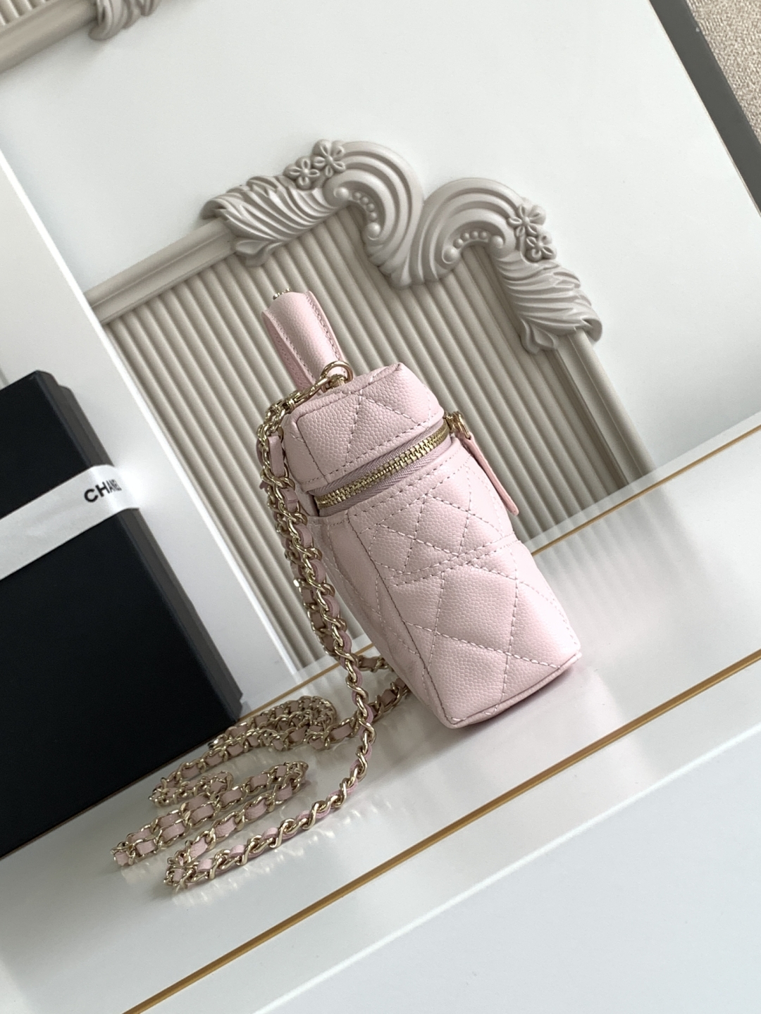 Chanel 25C Vanity Case Pink 20cm