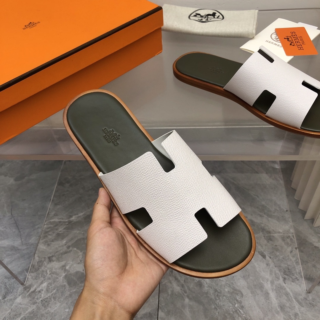 Hermes Izmir Sandal Beige Glaise