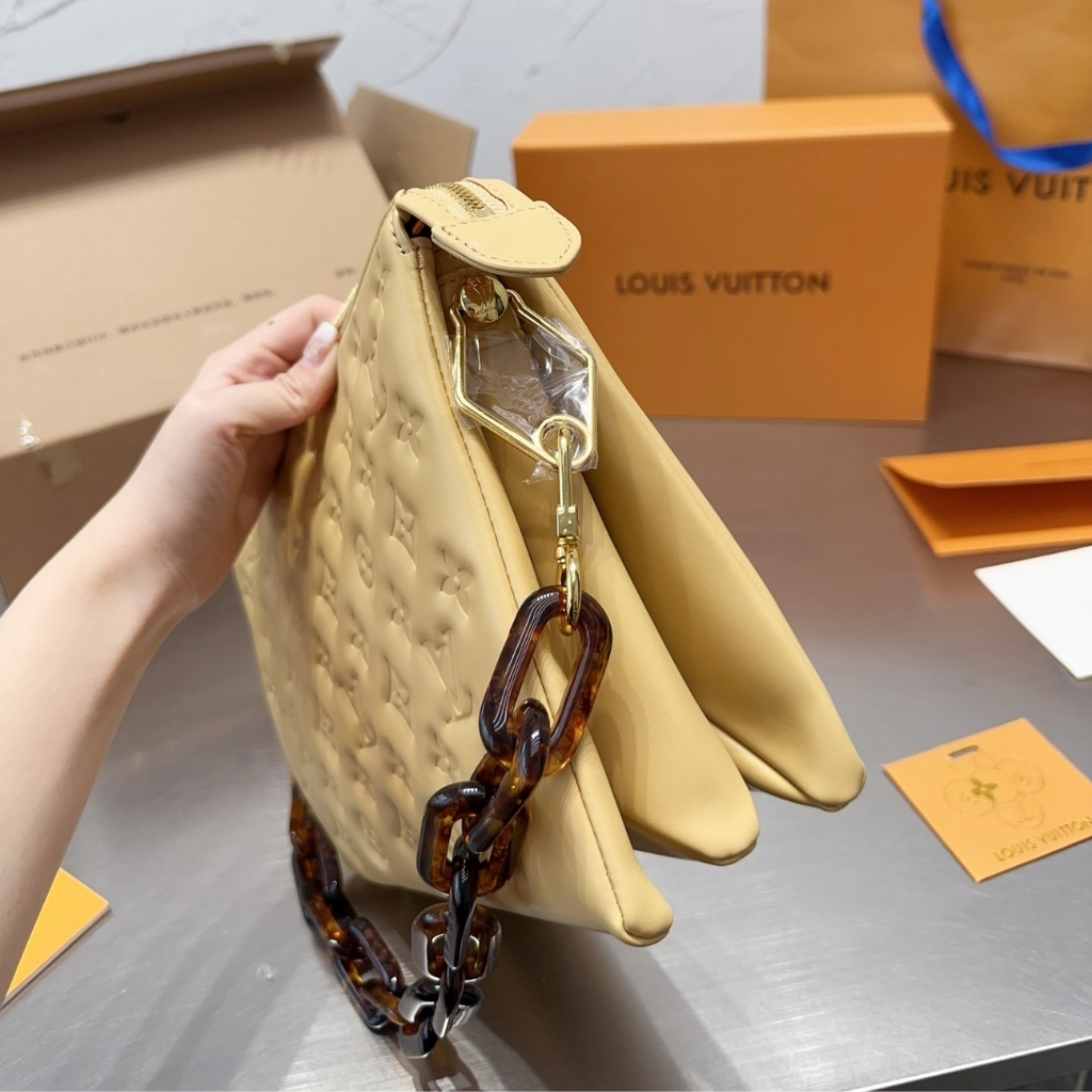 Louis Vuitton Coussin PM Bag Yellow 26cm M22335