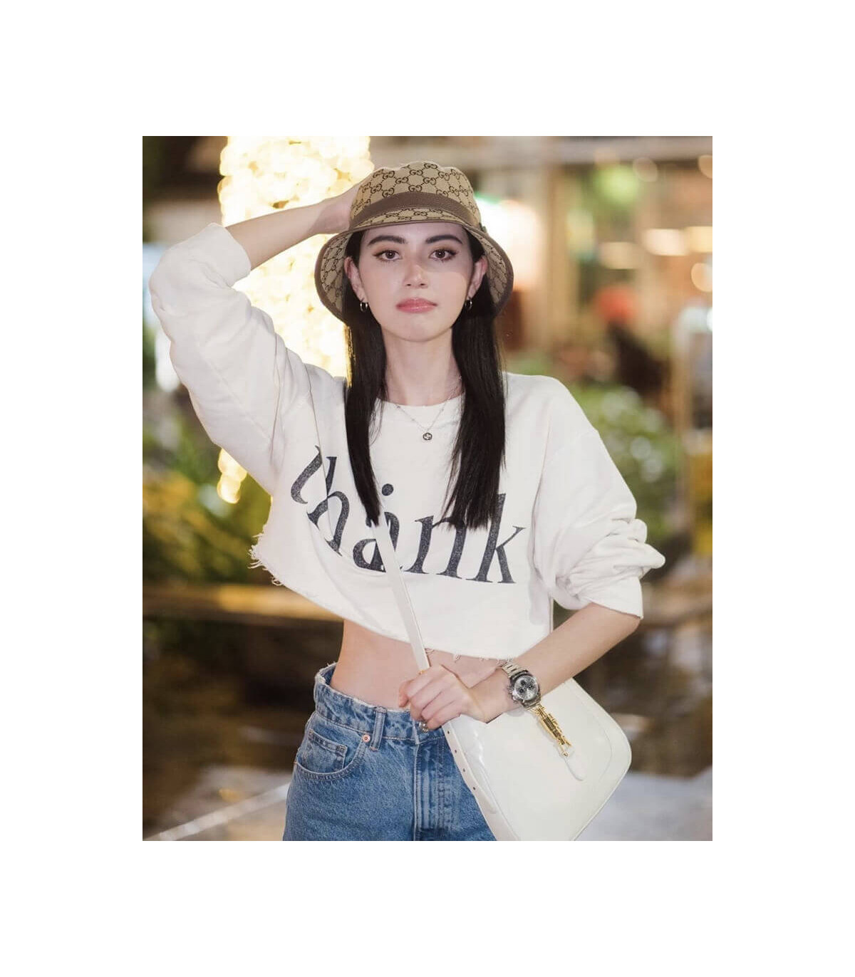 Gucci Jackie 1961 Small Hobo Bag In White Leather 27.5cm
