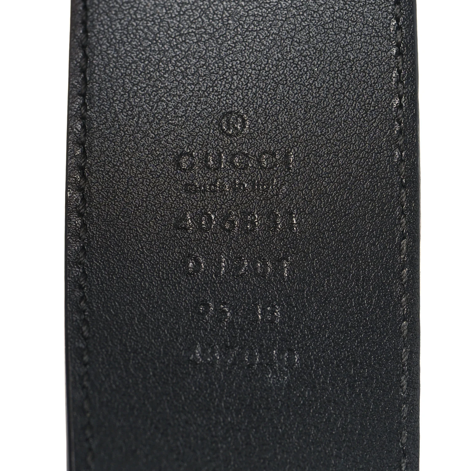 Textured Calfskin Double G 40mm Belt 95 38 Black